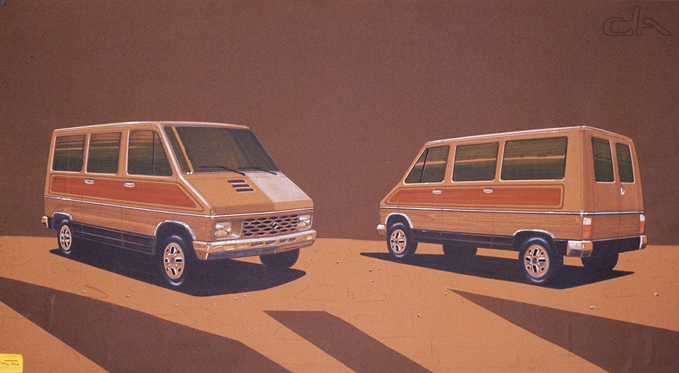 Renault Trafic - étude de style - Renault Communication Droits Réservés / Car Design Archives