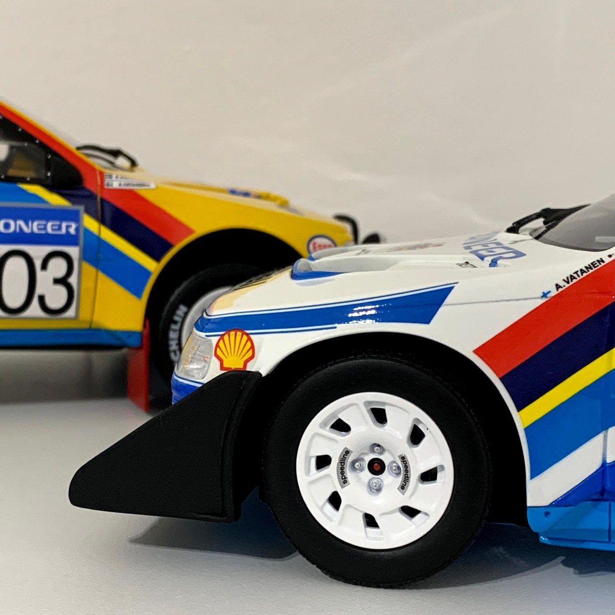 Nikko 1988 Peugeot 405 Turbo 16 #204 Pioneer - Jouet RC Vintage 19,3 Cm - Pièces
