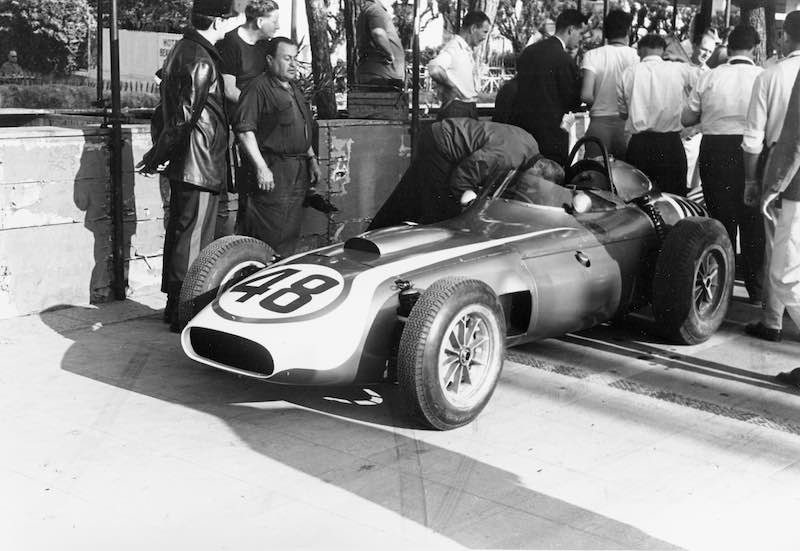 Lance Reventlow's Scarab F1 at the 1960 Monaco Grand Prix